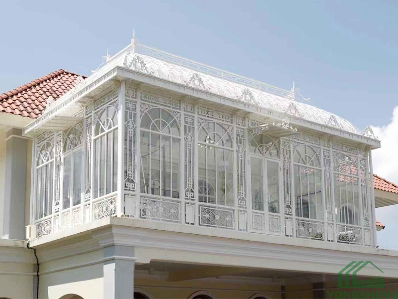 Learn on Victorian glass garden greenhouse conservatory